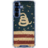 Dont Tread On Me American Flag Galaxy S25 Clear Case